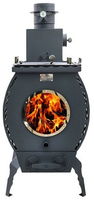 거꾸로타는 리버스파이어 화목난로 나무 장작 난방 농막 카페 전원주택