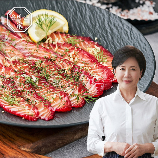 박정수의 올바른가 노르웨이 그라브락스 연어 200g x 4팩, 1세트, 800g