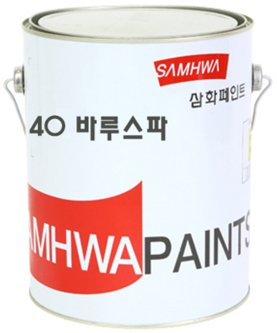 삼화페인트 목재용 유성니스 40바루스파 크리어 4L 투명 무광, 1개