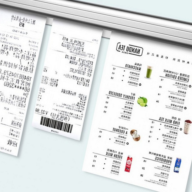 오더랙 영수증 홀더 50cm 주문서 꽂이 구슬 메뉴판 세로형, 1개, 상세페이지 참조