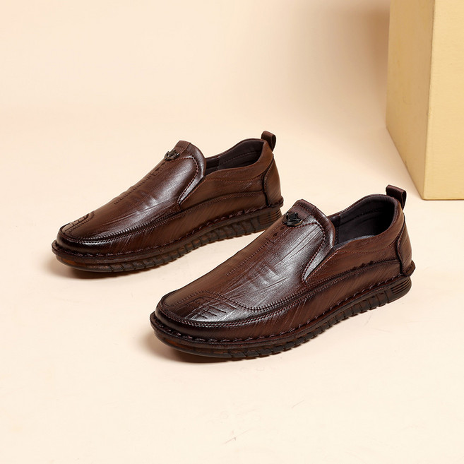 인디언 라인 쉐이프 남성 로퍼 6073