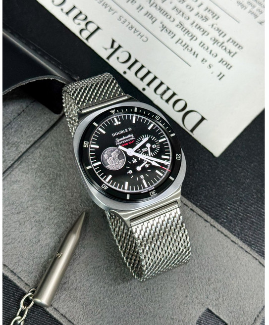 레온티나 갤럭시워치 8 클래식 헤링본 메탈 스트랩 커스텀 밴드 호환, 헤링본 메탈스트랩, 실버