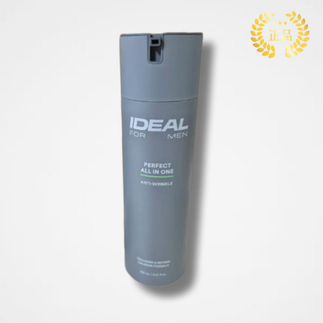 [정품] IDEAL For MEN 아이디얼포맨 퍼펙트 올인원/남성 콜라겐 레티놀 올인원 크림 끈적임 없는 탄력 주름 케어 민감피부 저자극 보습, 2개, 150ml