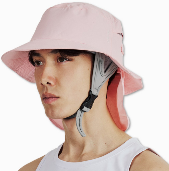 윈어블 서핑모자 챙 모자 버킷햇 여행 방수 벙거지 등산 수영모자 서핑햇 남여공용, 04. 베이직 핑크