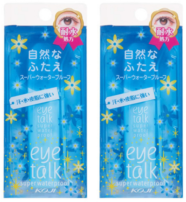 코지 아이토크 액티브 2세트 쌍꺼풀액 워터프루프 쌍액 쌍테 일본수입