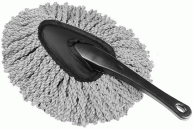 차량용 자동차 먼지털이개 극세사 먼지털이 그레이 소형