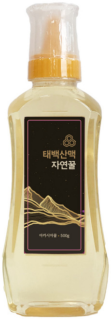 자연에서 온 자연벌꿀 국산 태백산맥 그린벨트 아카시아꿀, 500g, 1개