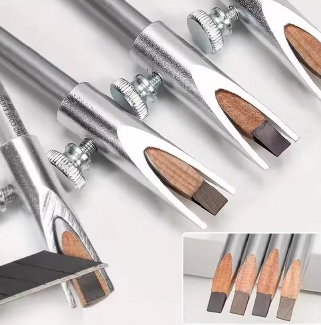 아이브로우 샤프너 화장 눈썹 펜 펜슬 연필 깍이 드로잉펜 홀더 (A2541), 핑크