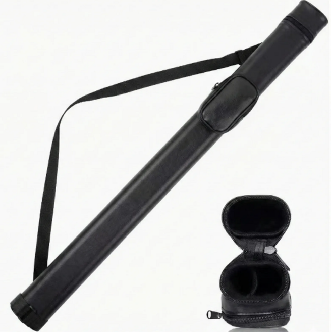 맬슨 당구큐대가방 케이스 2홀, 1개, 블랙