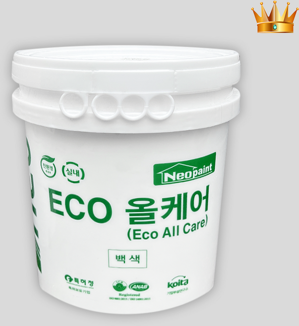 네오케미칼 ECO 올케어 규조토 탄성코트 친환경 결로보완 단열 베란다 학교 병원 실내 페인트, 1개, 17.5kg, 진주