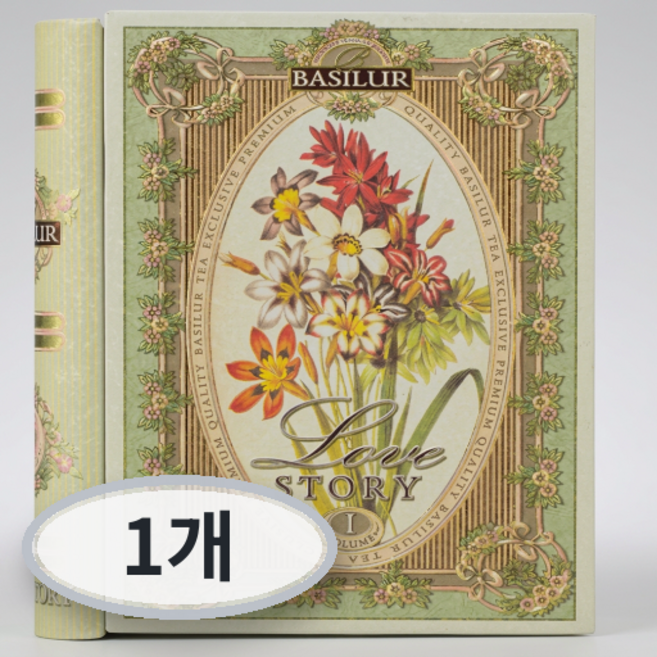 베질루르 틴 러브스토리 홍차, 100g, 1개, 1개입