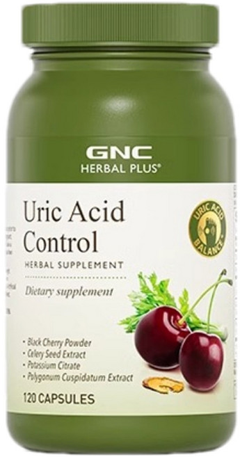 GNCHERBALPLUS 요산 컨트롤 캡슐, 1개, 120정