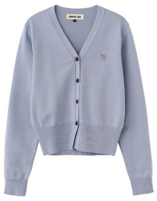 韓國 GENERAL IDEA 女款V領經典款開襟衫 WBD3L04503