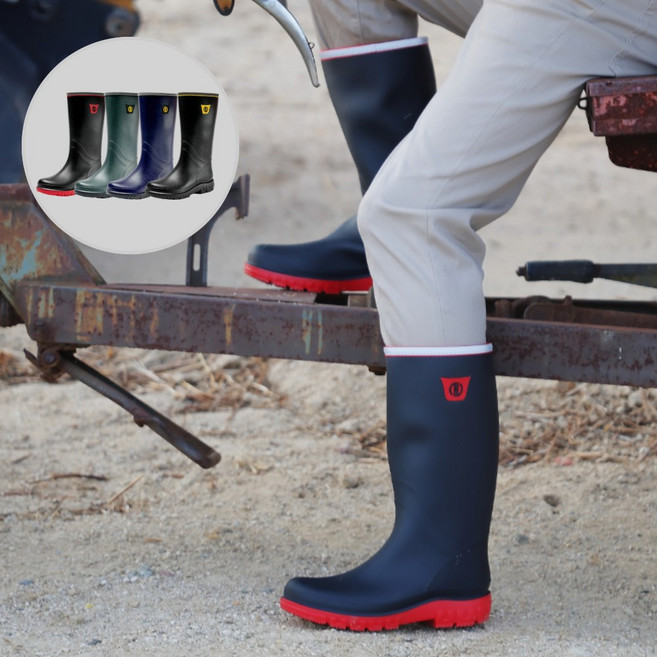 편한논슬립 글랜클 남성 농사장화 농업용 낚시 장화