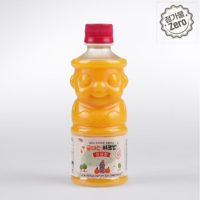 제주푸름 천혜향 NFC 착즙 감귤주스, 4개, 330ml