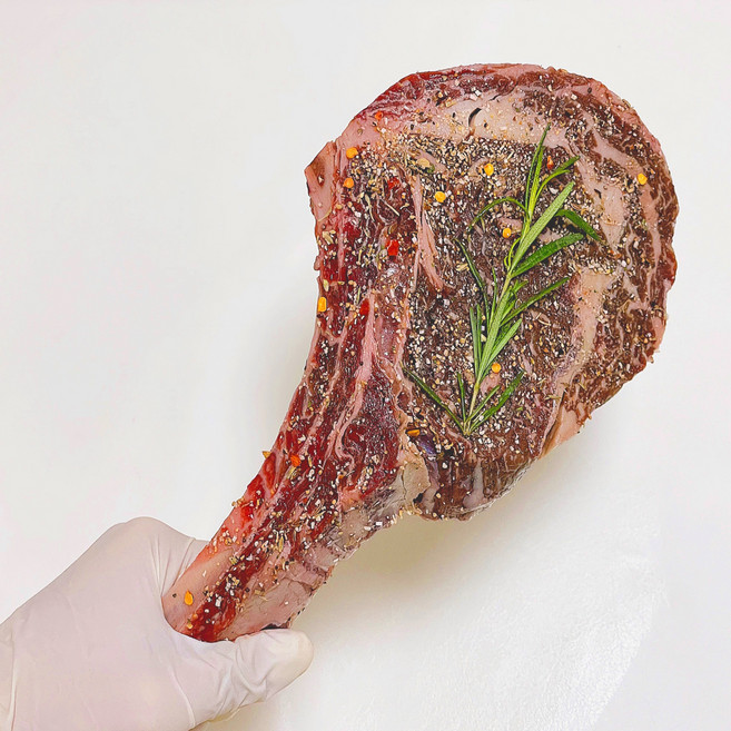 따봉프레시 3차선별 우대갈비 토마호크 티본 스테이크 가정용 캠핑용 500~1000g중량선택, 800g, 1개