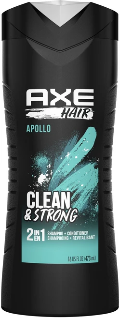 액스 헤어 아폴로 클린 & 스트롱 2-in-1 샴푸 + 컨디셔너, 1개 - 쿠팡