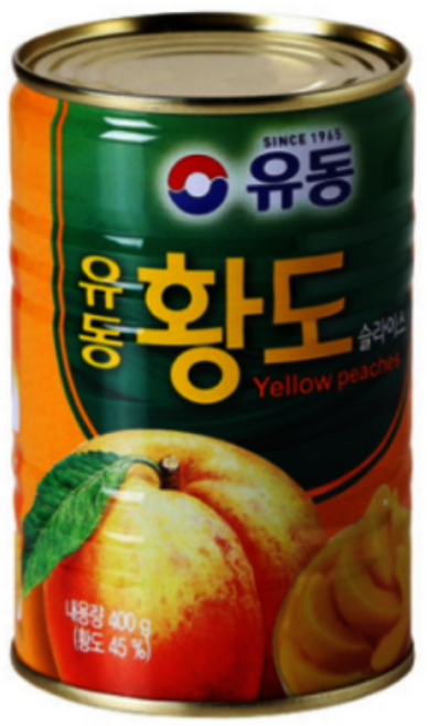 유동 황도 슬라이스, 24개, 400g