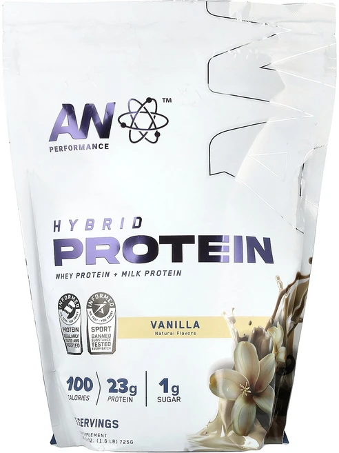 운동 능력 하이브리드 단백질 바닐라 725g(1.6lb) AN Supps, , 운동 능력, 하이브리드 단백질, 바닐라, 725g(, 1개, 725g - 쿠팡