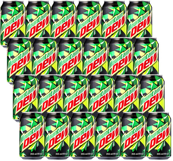 마운틴듀 탄산음료, 355ml, 24개