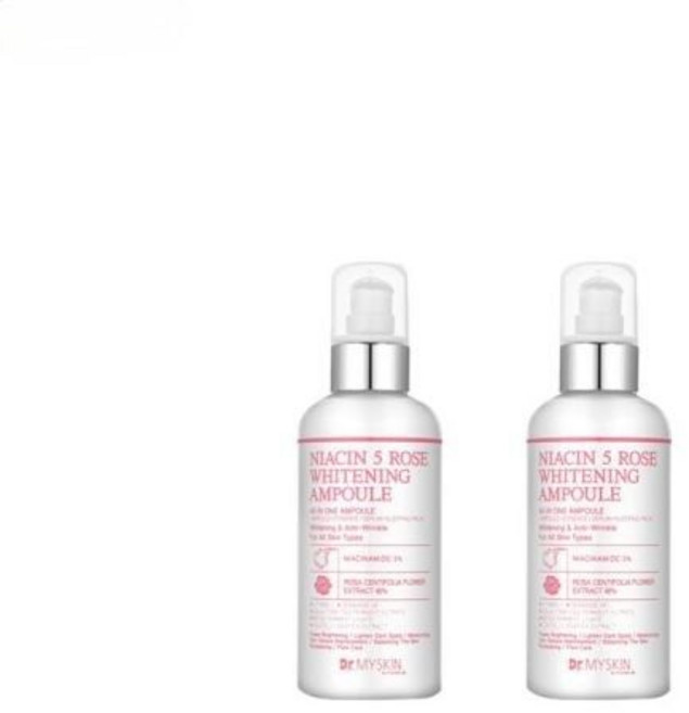 닥터마이스킨 나이아신 5 로즈 화이트닝 미백 앰플, 200ml, 2개