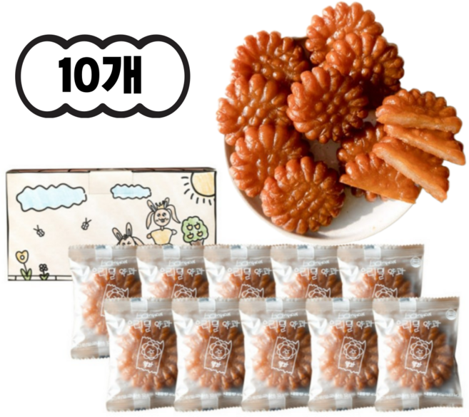 봄날엔 여수언니 우리밀약과, 10개, 40g