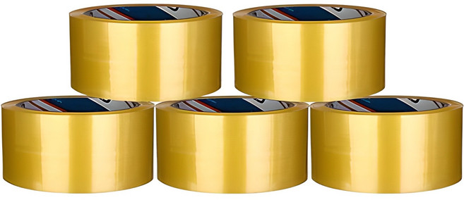 부광테이프 중포장 박스테이프 48mm x 40m, 투명, 5개