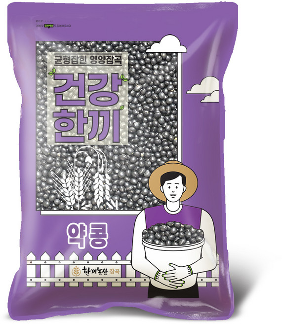 한끼농산 국산 약콩 (쥐눈이콩 서목태 검은콩), 1개, 1kg