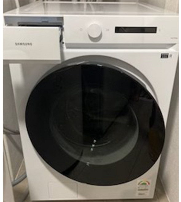 삼성전자 BESPOKE 그랑데 AI 세탁기 24kg 방문설치, WF24CB8650BW, 화이트