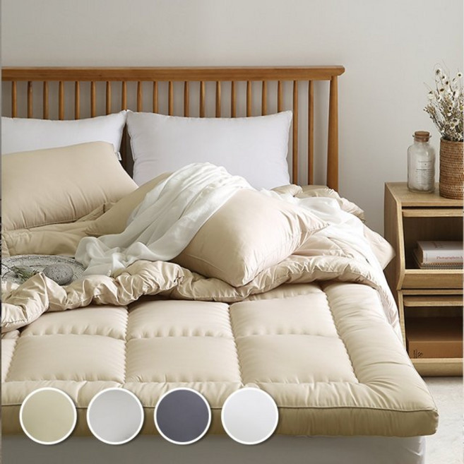 아토앤알로 빌리프 알러지케어 침대 바닥 매트리스 토퍼 SSQ, 빌리프 토퍼 라이트그레이-싱글(SS)