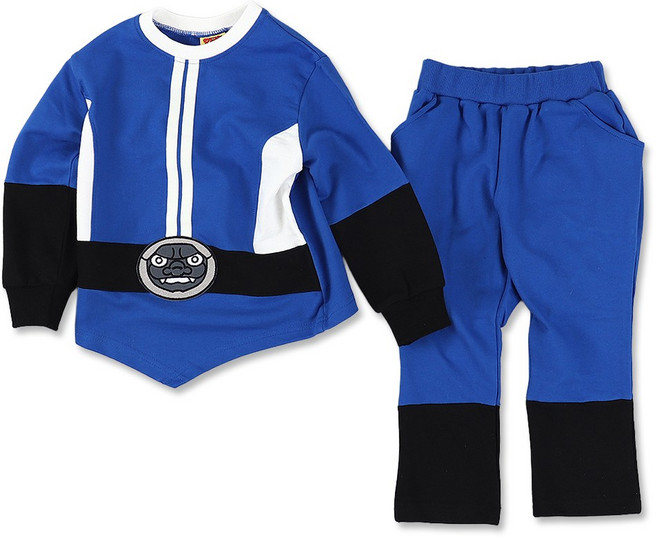 국내생산 한글용사 아이야 옷 상하복 세트 긴팔 남아 선물