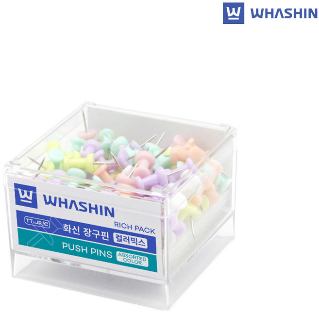 화신 장구핀 리치팩 클리어, 140개입, 1개