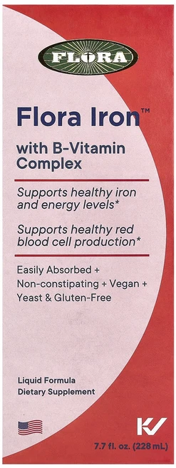 플로라 Iron플러스 Herb 비타민B 복합체 함유 228ml, 3개, 227.716ml - 쿠팡