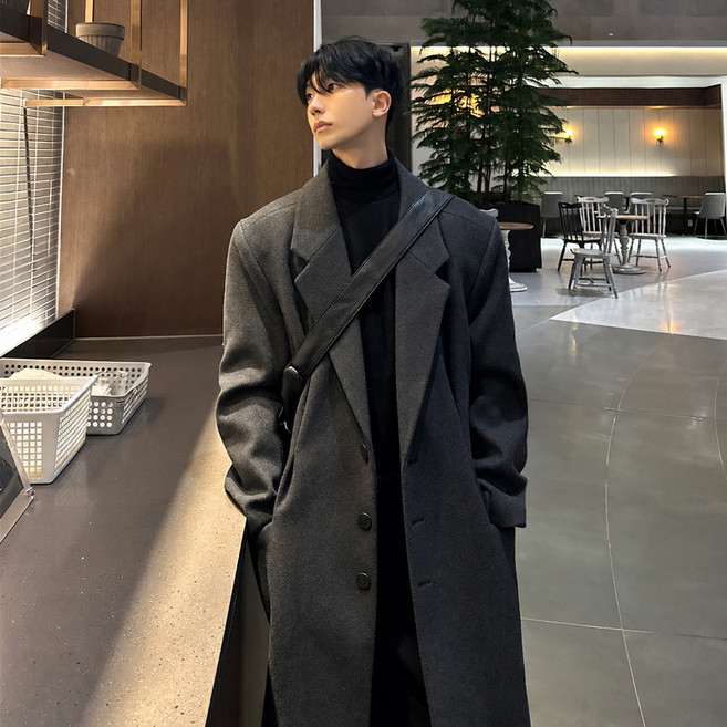 6위 - STYLE DR 남성 프리미엄 울 캐시미어 겨울 롱코트