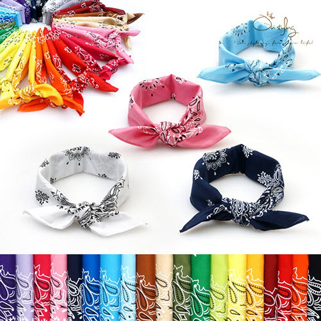 온스타일링 빅 반다나 헤어밴드 스카프 +21colors 최다색상