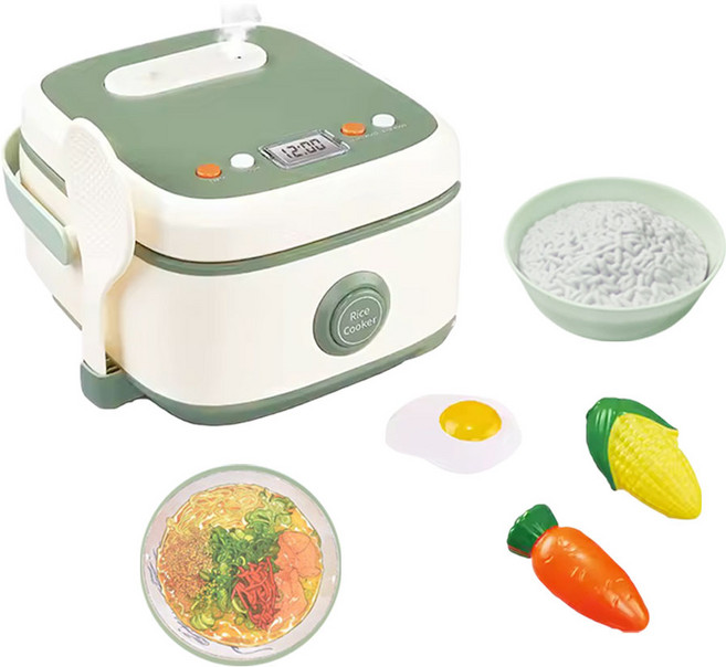 꼬마천사 리얼 밥솥 소꿉 주방놀이 세트, 1개