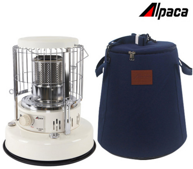 알파카 캠핑 기름 난로 APC-SB460CW 스마트 크림화이트 가방포함 등유 히터 심지 석유, 단품