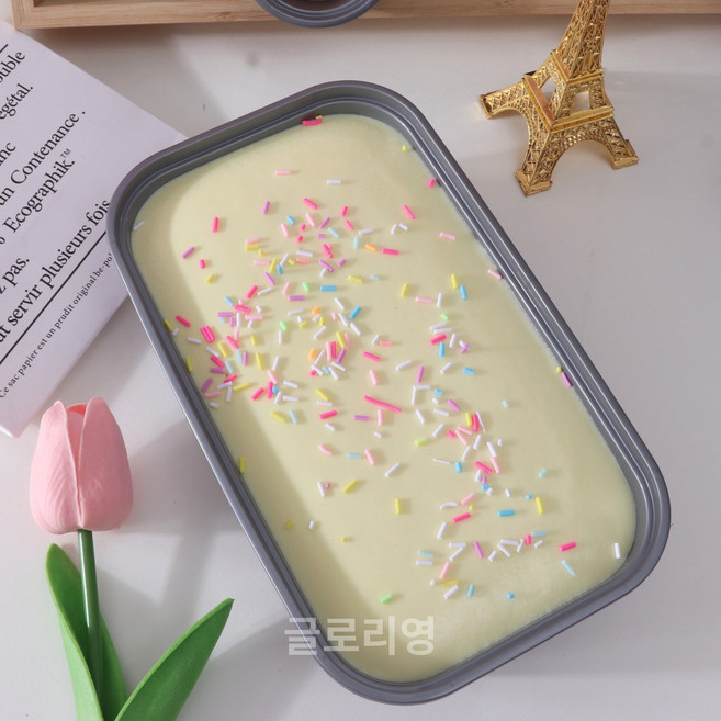 대용량 박스 아이스크림 스퀴시 말랑이 모찌 주물럭 슬라임 장난감스트레스 볼 완화 해소 슬로우 라이징, 망고, 150g, 1개