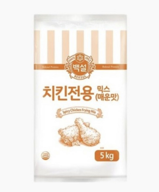 백설 치킨전용믹스 매운맛 5kg x 1개