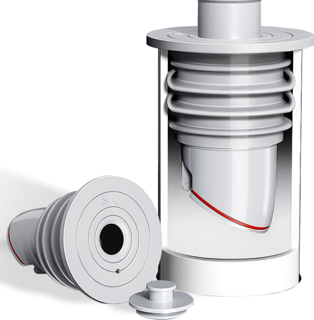 역류 악취 차단 2세대 실리콘 배수구 트랩, 1개