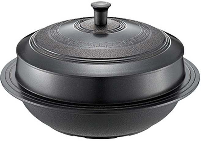 PN풍년 가매 세라믹 가마솥, 블랙, 1개, 24cm