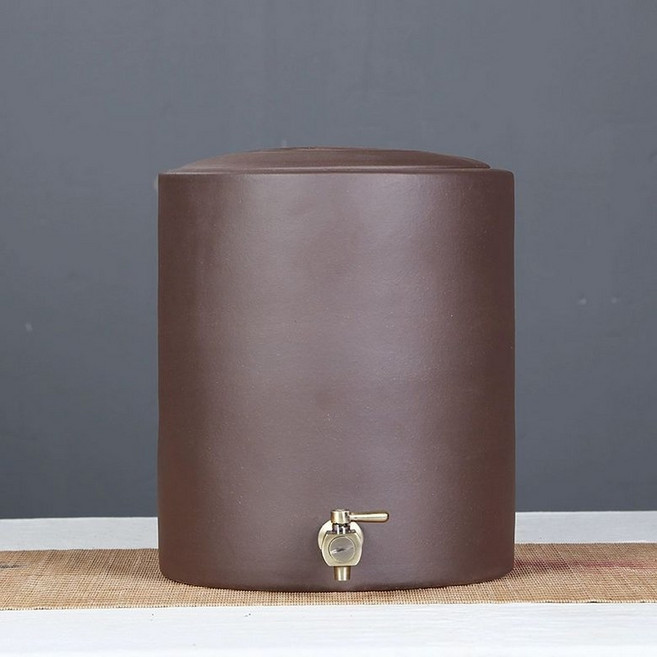 항아리정수기 물통 옹기 주류 차 물꼭지 물독 전통 물항아리 소금항아리 정수기 도자기 찻집, 1개