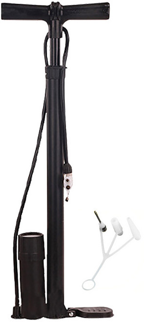 비투비돔 오토바이+자전거 에어 펌프 / 슈레더 프레스타 던롭 방식 공기주입기, 1개