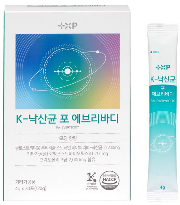 K 낙산균 포 에브리바디, 3개, 30회분