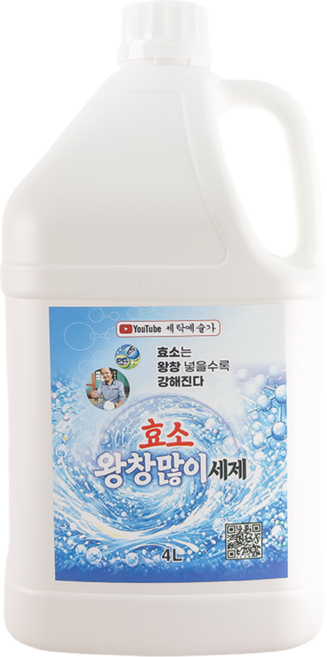 [세탁예술가]_효소왕창많이세제 4리터 대용량, 1개, 4L