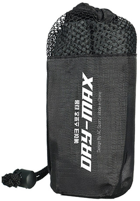 드라이맥스 건식 수건 스포츠 쿨링타월 휴대용 운동 헬스 kc인증 알러지검사완료, 1개, 블랙