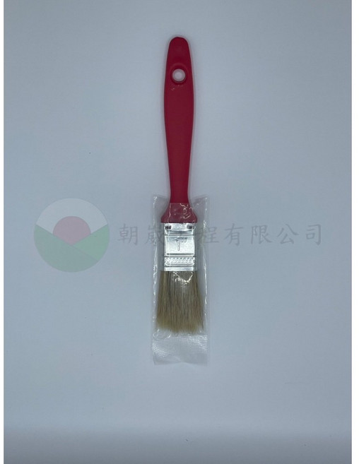 油漆刷 毛刷 紅柄 塑膠刷 外銷刷 漆刷 滾刷, 1個, 規格:1"