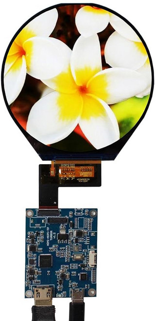 FanyiTek 2.8인치 480X480 IPS MIPI 330nit 원형 및 보드 LCD 스크린 40핀 컨트롤러, 3.4 inch, 상세페이지 참조