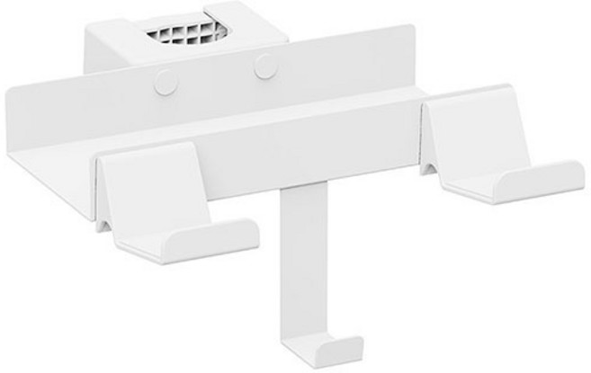 (카멜인터내셔널) TV 스탠드 전용 콘솔 게임 선반 (호환 PS5/닌텐도 스위치) SMBB2 (화이트), 1개, 화이트