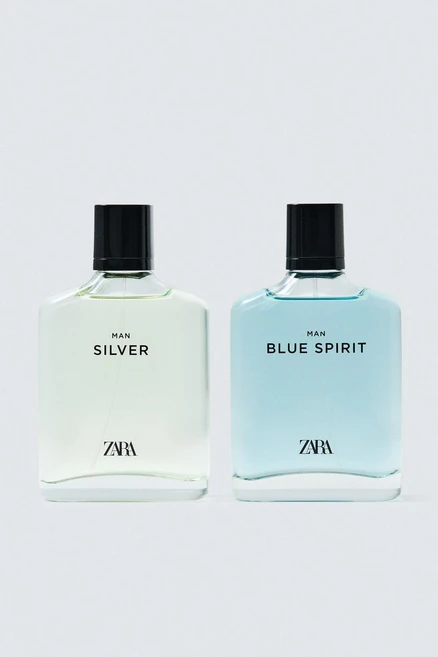 [국내발송] 자라 ZARA SILVER MAN + BLUE SPIRIT 오드 뚜왈렛 2X100ML (3.4 FL.OZ) - 0210/154/999, [국내발송] 자라 ZARA SILVER MAN + BL - 쿠팡
